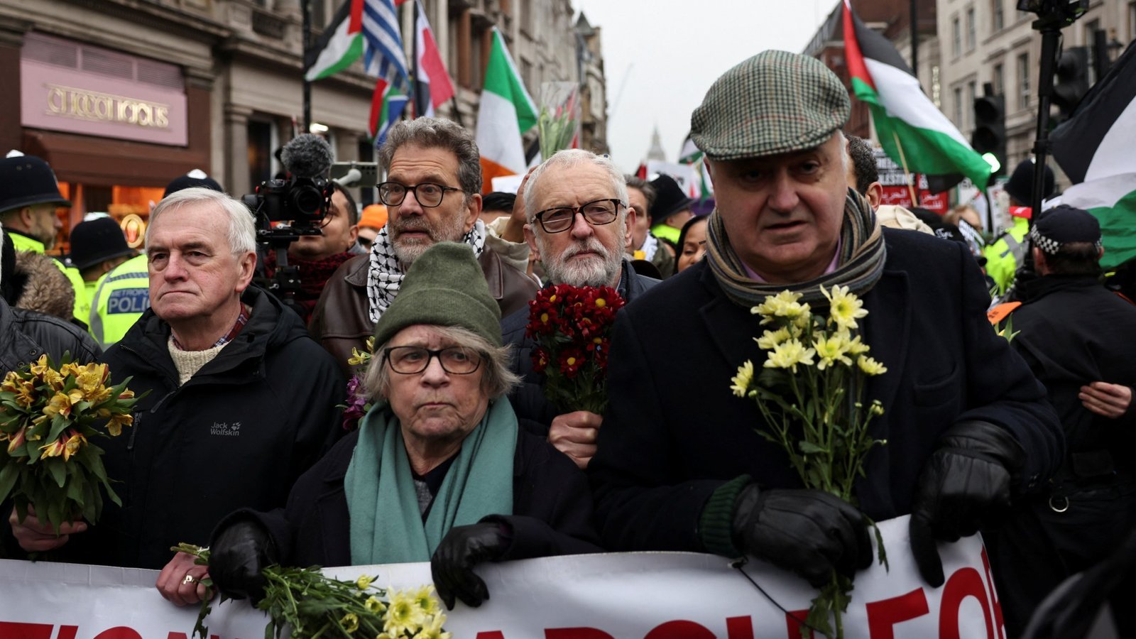 Corbyn en McDonnell ondervraagd vanwege Gaza-bijeenkomst in Londen
