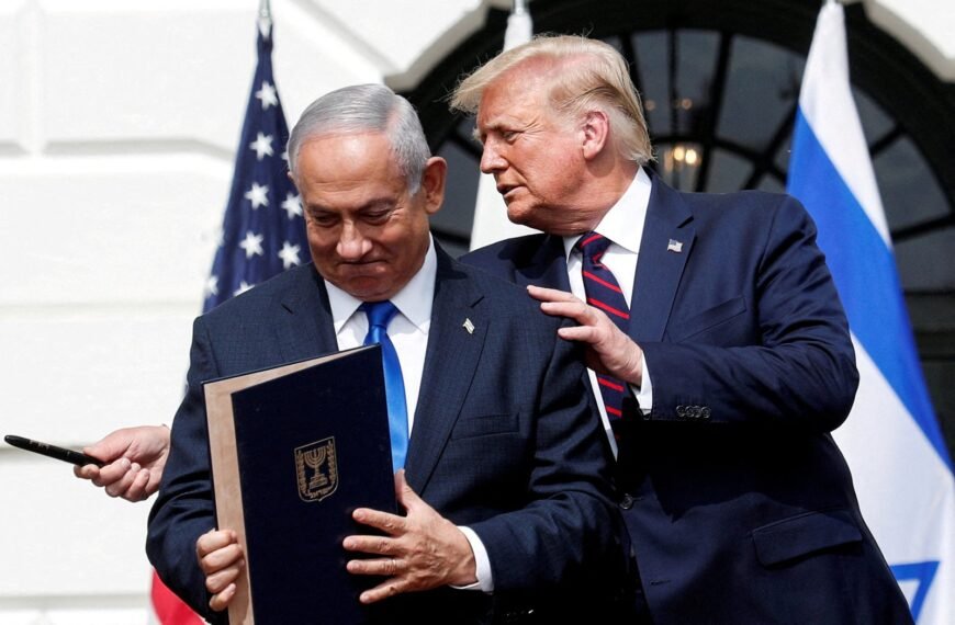 Moeder Amerikaanse moslims en vredesgroepen veroordelen de ontmoeting tussen Netanyahu en Trump