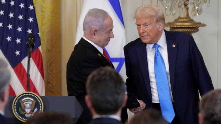 Volledige tekst van de explosieve persconferentie van Trump en Netanyahu