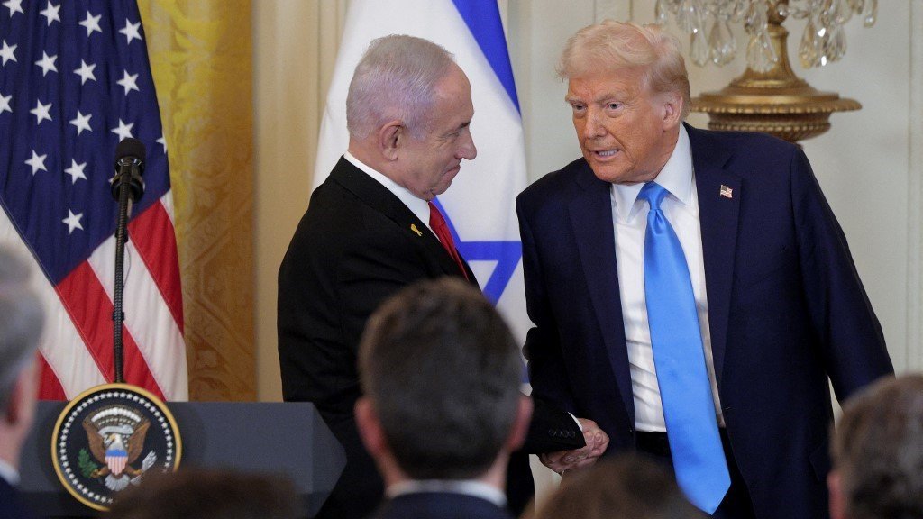 Volledige tekst van de explosieve persconferentie van Trump en Netanyahu