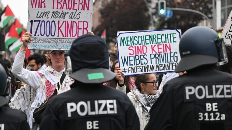 Duitsland dreigt met uitzetting van pro-Palestijnse activisten