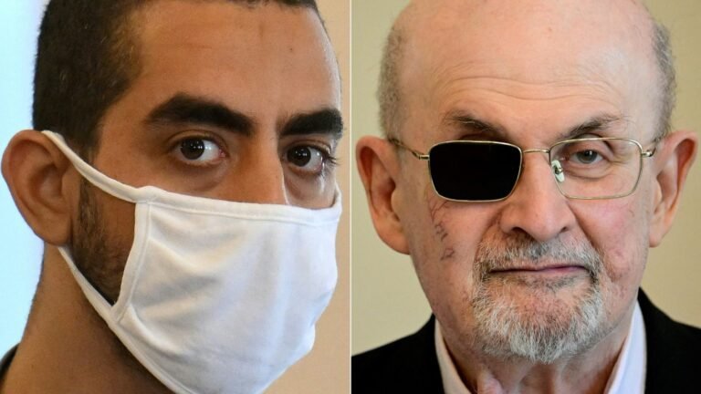 De persoon die Salman Rushdie aanviel, kreeg 25 jaar gevangenisstraf.