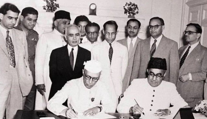 Oproep tot samenwerking tussen India en Pakistan van Nehru en Liaquat