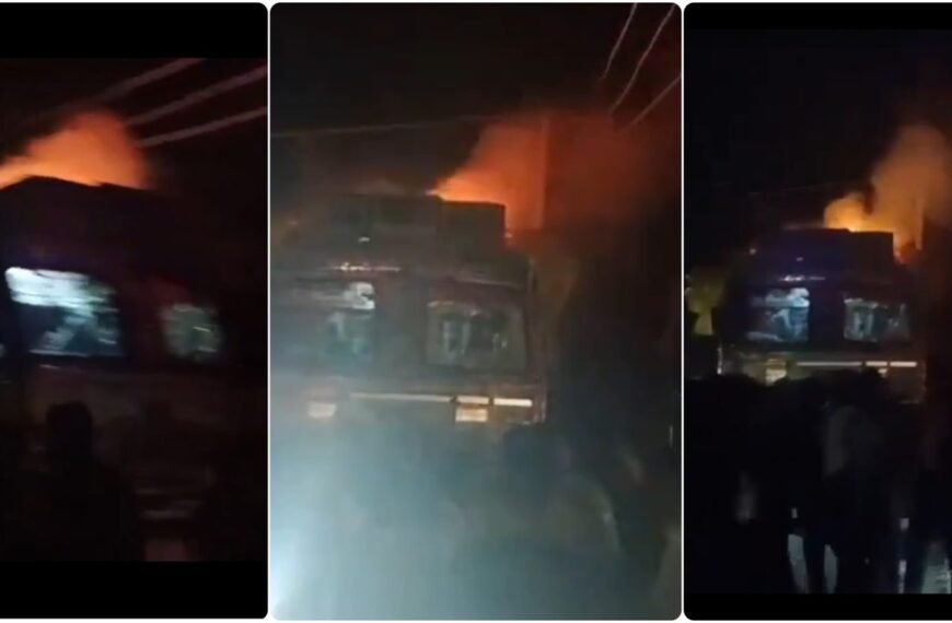 'Aanval op moslimchauffeur in de VS, vrachtwagen in brand gestoken'