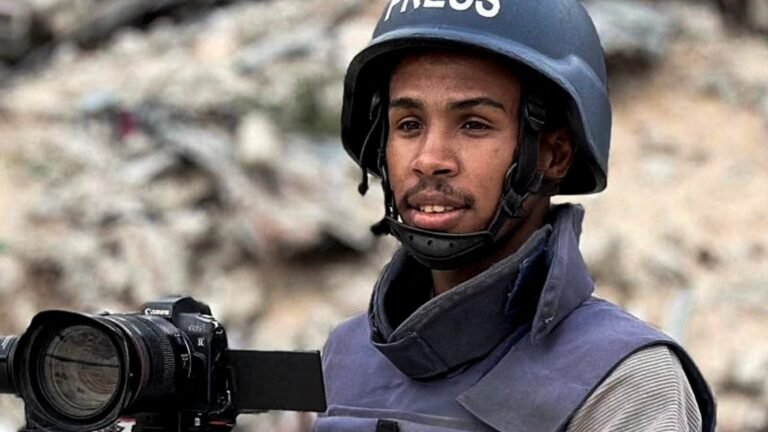 ‘Ik kan me zijn afwezigheid niet voorstellen’: Afscheid van MEE Gaza-correspondent Salama