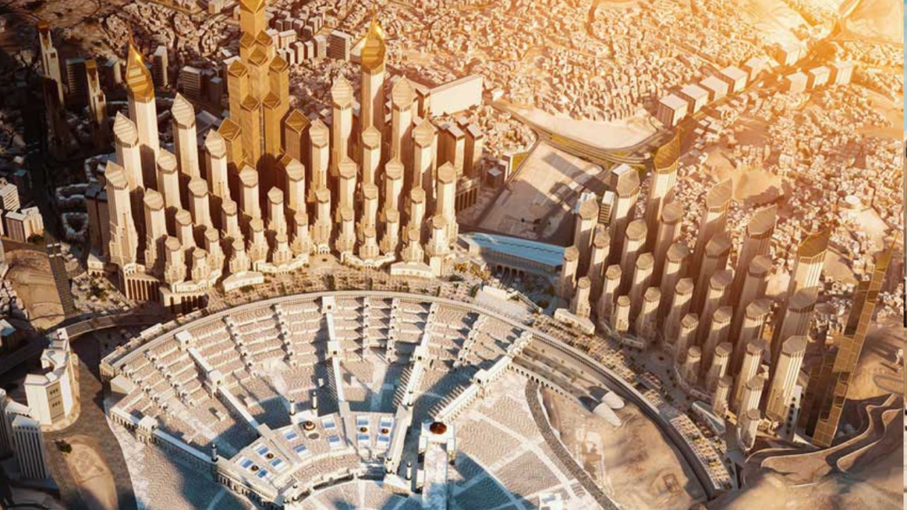 Het Heilige Luxe maken: Het Nieuwe Mekka-project Veroorzaakte Discussie