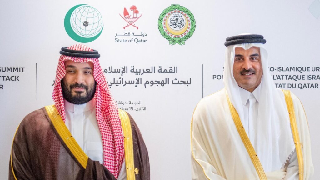 Saudi-Arabische kroonprins zal in de VS op zoek gaan naar een vergelijkbare defensieovereenkomst met Qatar