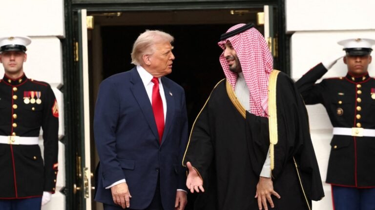 Saudi-Arabië's kroonprins Mohammed bin Salman, na 7 jaar weer in het Witte Huis