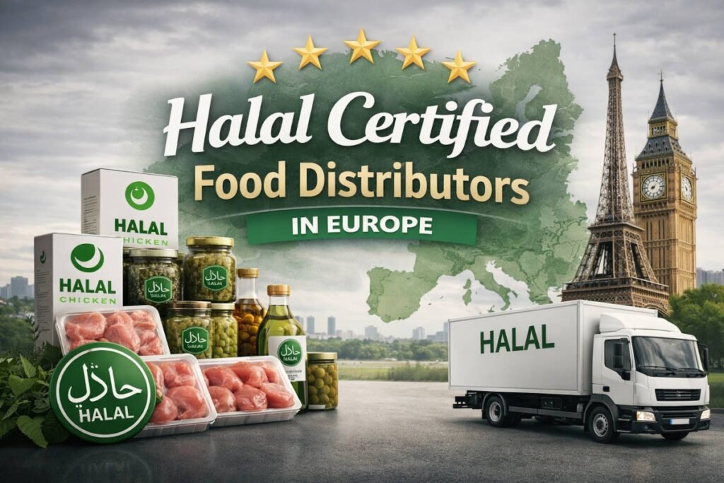 Halal Gecertificeerde Voedsel Distributeurs in Europa