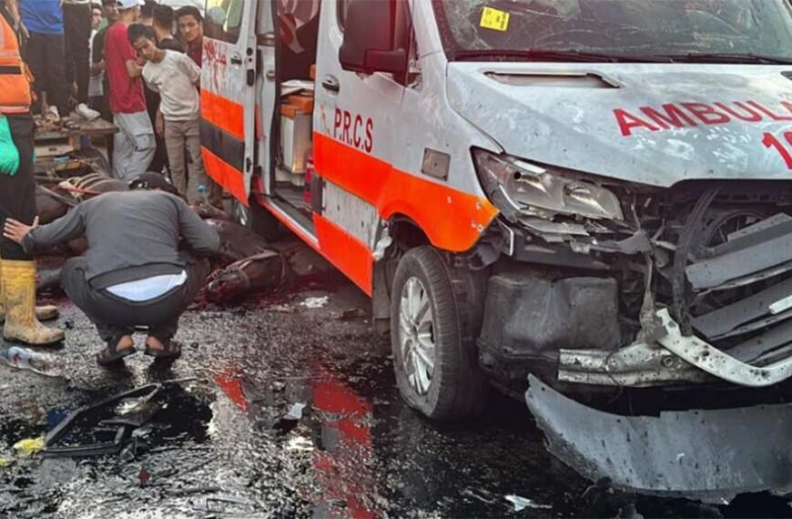 İsrail, Güney Gazze'nin En Büyük Hastanesine Saldırdı
