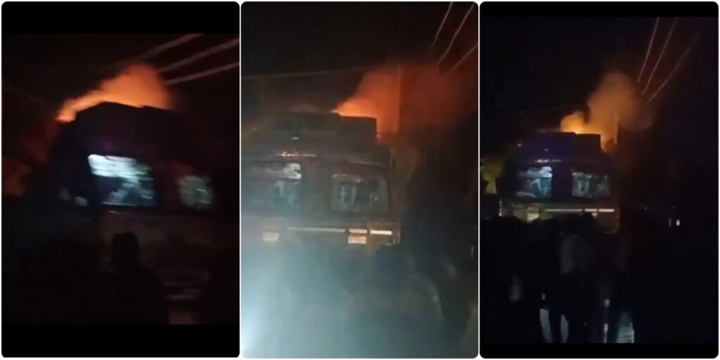 UP'de Müslüman Şoföre Saldırı, Kamyon Ateşe Verildi