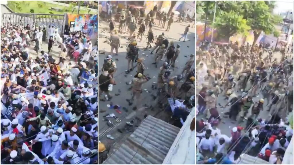 Bareilly'deki Protesto Şiddetlendi: Polis Göstericilere Müdahale Etti