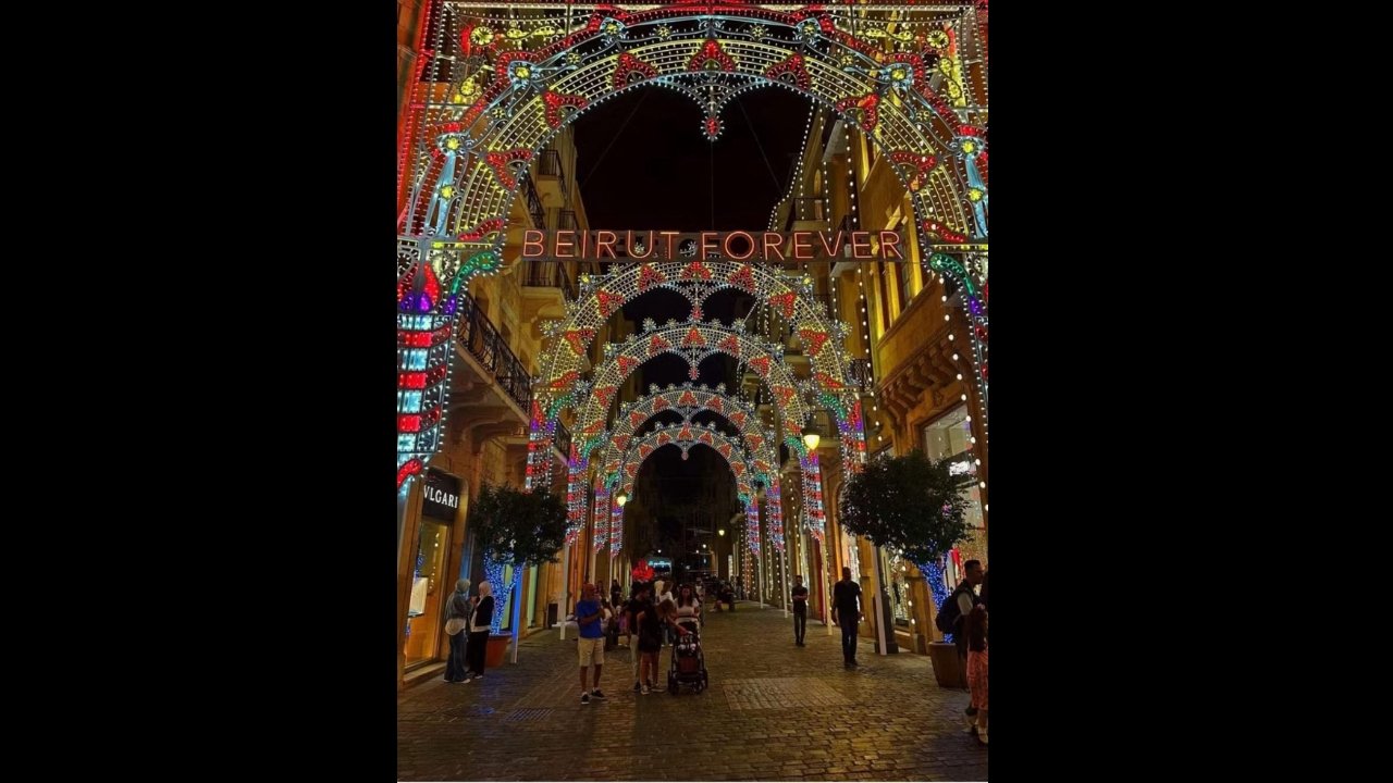 Lübnan: Beyrut'taki Noel Işıkları Tartışma Yarattı